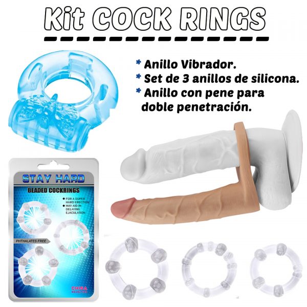 KIT COCK RINGS - SEXSHOP OFERTAS