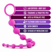 LUXE – SILICONE 10 BEADS – PINK — SEXSHOP OFERTAS